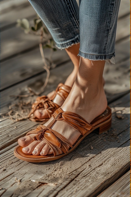 Leather Sandle